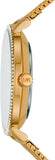 Michael Kors Pyper Quartz Mother of Pearl White Dial Gold Mesh Bracelet Watch For Women - MK4619