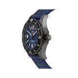 Breitling Superocean Automatic 46mm Blue Dial Blue Rubber Strap Watch for Men - M17368D71C1S1