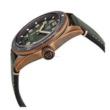 Tag Heuer Autavia Calibre 5 Automatic 42mm Olive Green Dial Leather Strap Watch for Men - WBE5190.FC8268